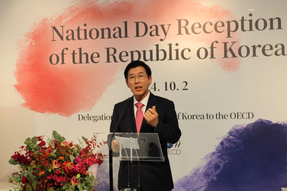 The Delegation of the Republic of Korea hosted the 2024 National Day Reception on 2 Oct.